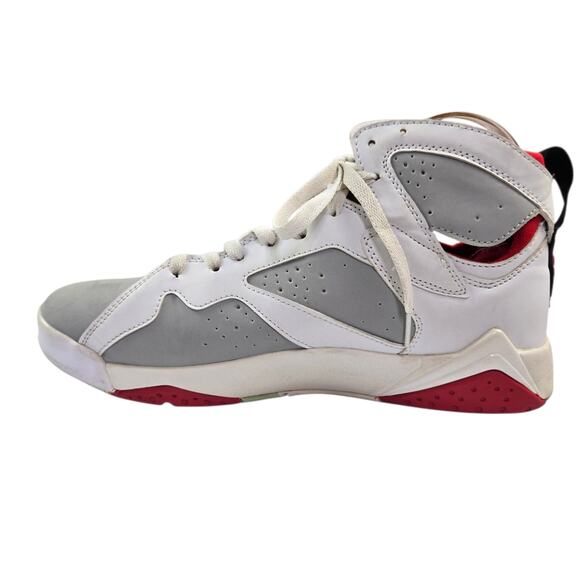 AIR JORDAN VII 7 RETRO CDP SIZE 11 HARE WHITE TRUE RED LIGHT SILVER 304775 102